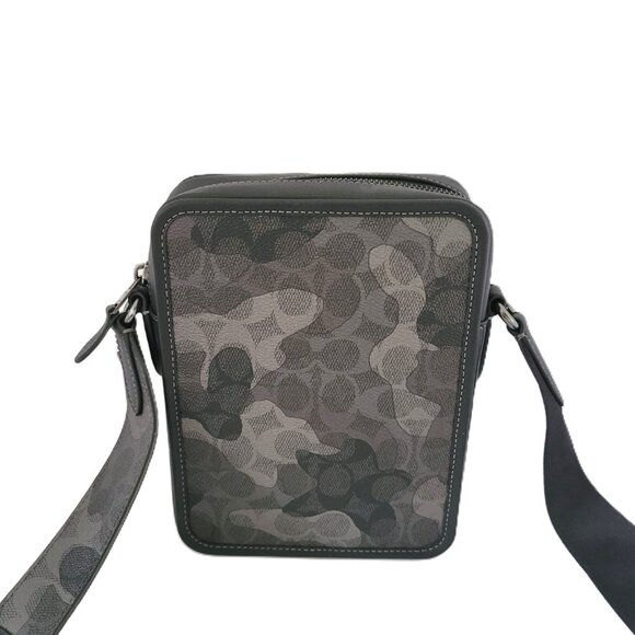 Coach CAO74 Sullivan Crossbody Signature Camo Messenger Bag Grey Multi - Picture 4 of 7